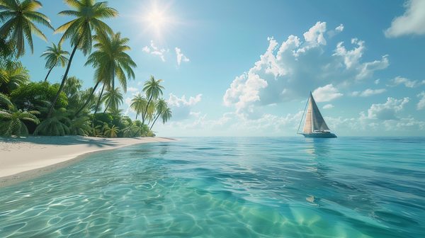 Voyage îles paradisiaques: perles du pacifique